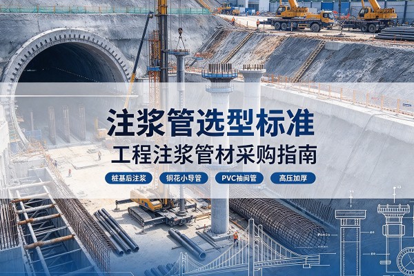 赣州注浆管选型标准